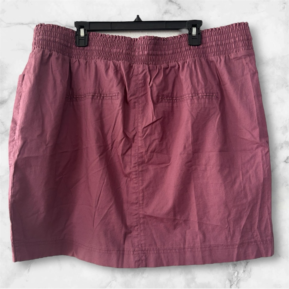 Terra & Sky Mauve Mini Skirt - Picture 2 of 6